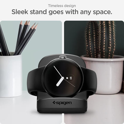 Spigen S354 Stand for Google Pixel Watch Wireless Charger, Black AMP05796