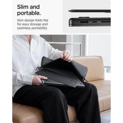 Βάση Spigen Slim Fold LD201-S7 για Laptop έως 14 ίντσες, Μαύρο AMP11116