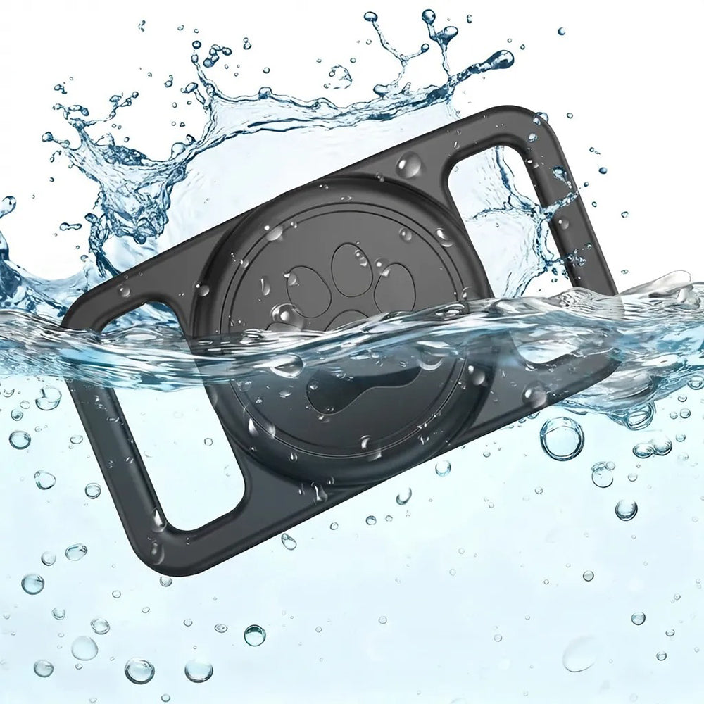 Βάση Techsuit BuddyGuard DG1 για Apple AirTag στο Περιλαίμιο Κατοικίδιου Ζώου, Μαύρο