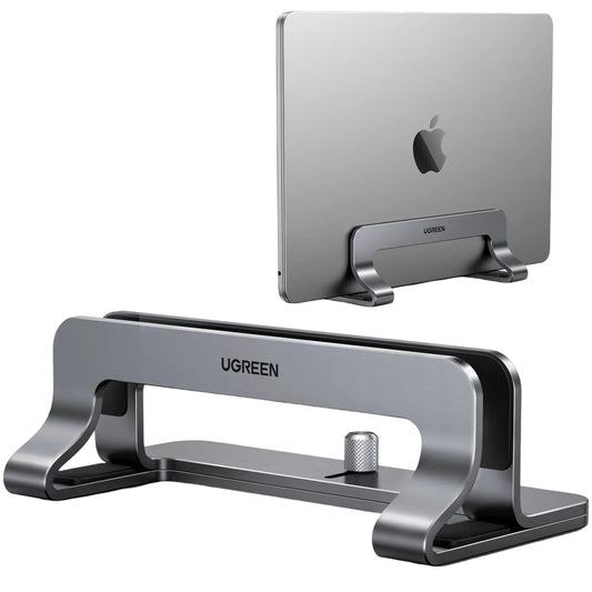 Κάθετη Βάση UGREEN LP258 για Laptop με πάχος 12mm - 26mm, Ασημί