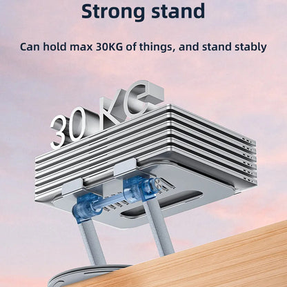 Βάση Yesido LP06 για Laptop 10inch - 17.3inch, Ασημί