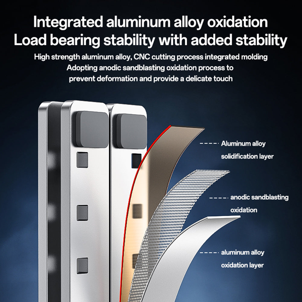 Yesido LP07 Support for 13inch - 20inch Laptop, Silver