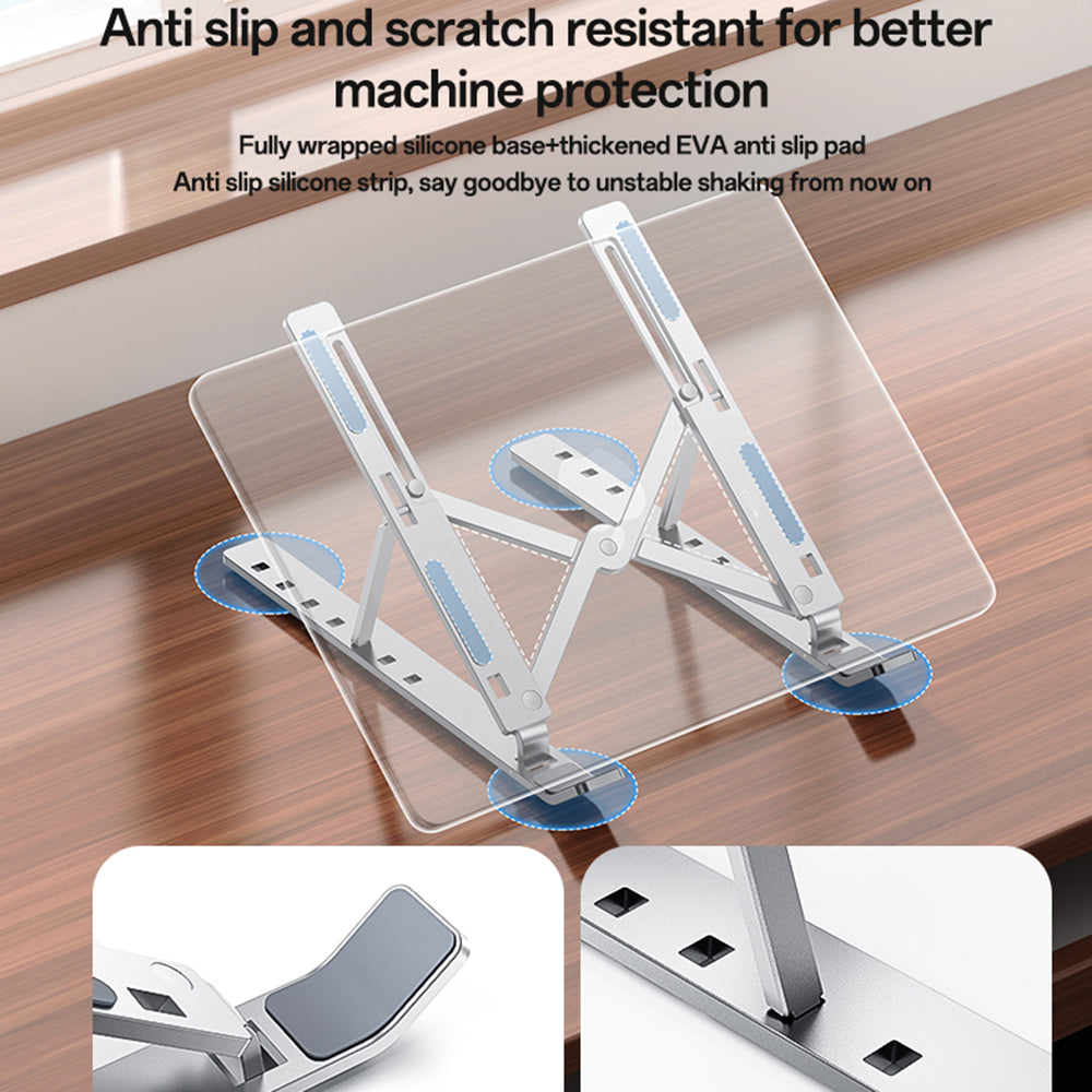 Yesido LP07 Support for 13inch - 20inch Laptop, Silver