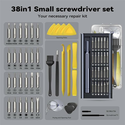 Axth Pro Screwdriver, 25in1, Gray