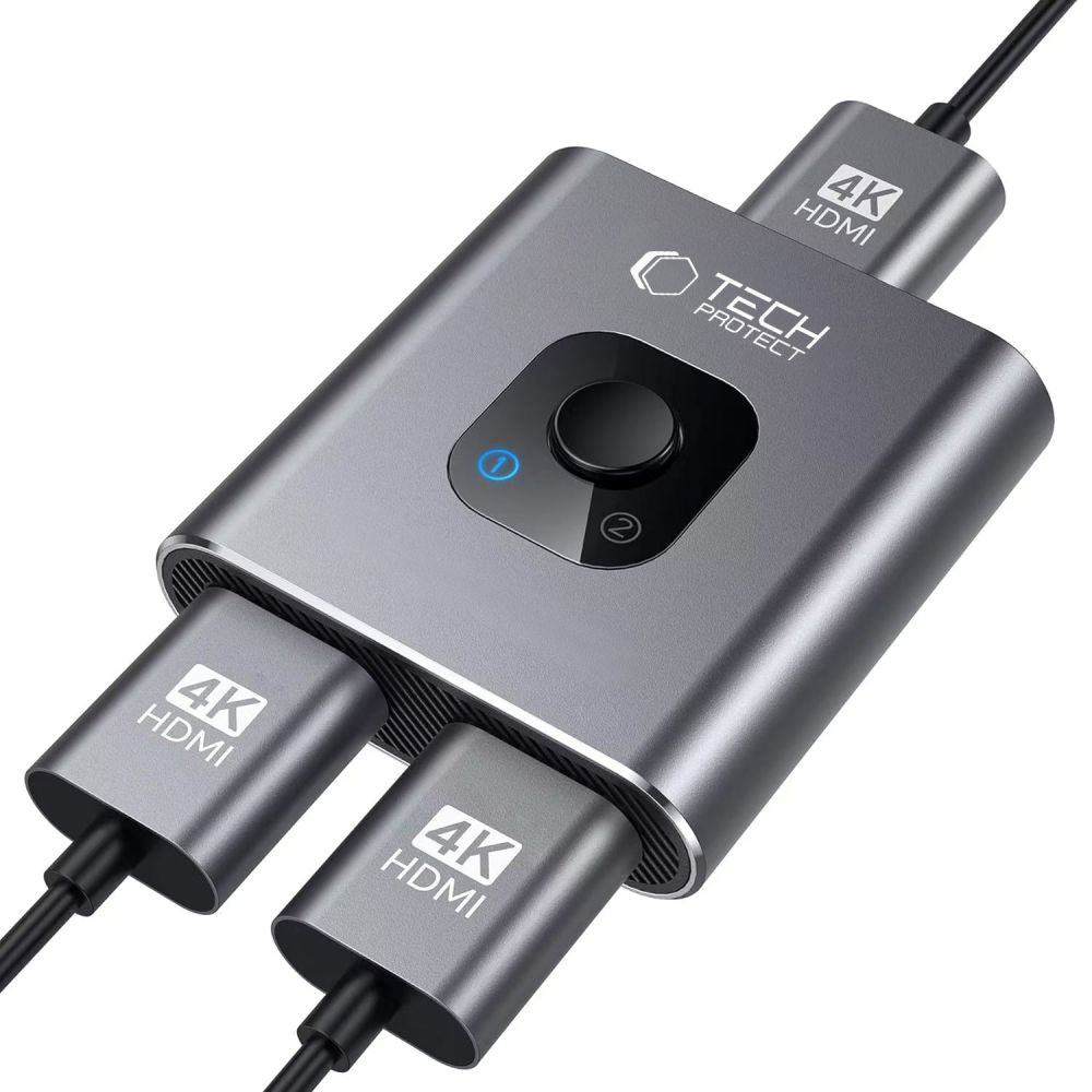 Switch Video HDMI Tech-Protect HB07, Γκρι