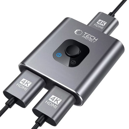 Switch Video HDMI Tech-Protect HB07, Γκρι