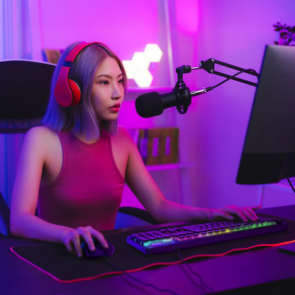 Ενσύρματο Πληκτρολόγιο Gaming USB WZK WKG-200, RGB, 1.5μ, Μαύρο
