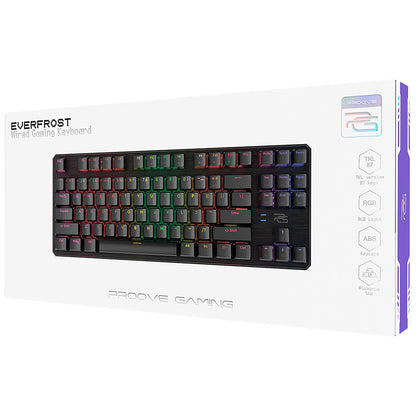 Πληκτρολόγιο Gaming Wired USB Proove Everfrost, RGB, 1.8m, Μαύρο CKEVEN00000401