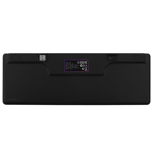Ασύρματο Gaming Πληκτρολόγιο Proove AFK, RGB, BT / Wi-Fi / Ενσύρματο, 1.5m, Μαύρο WKAFKEN22001