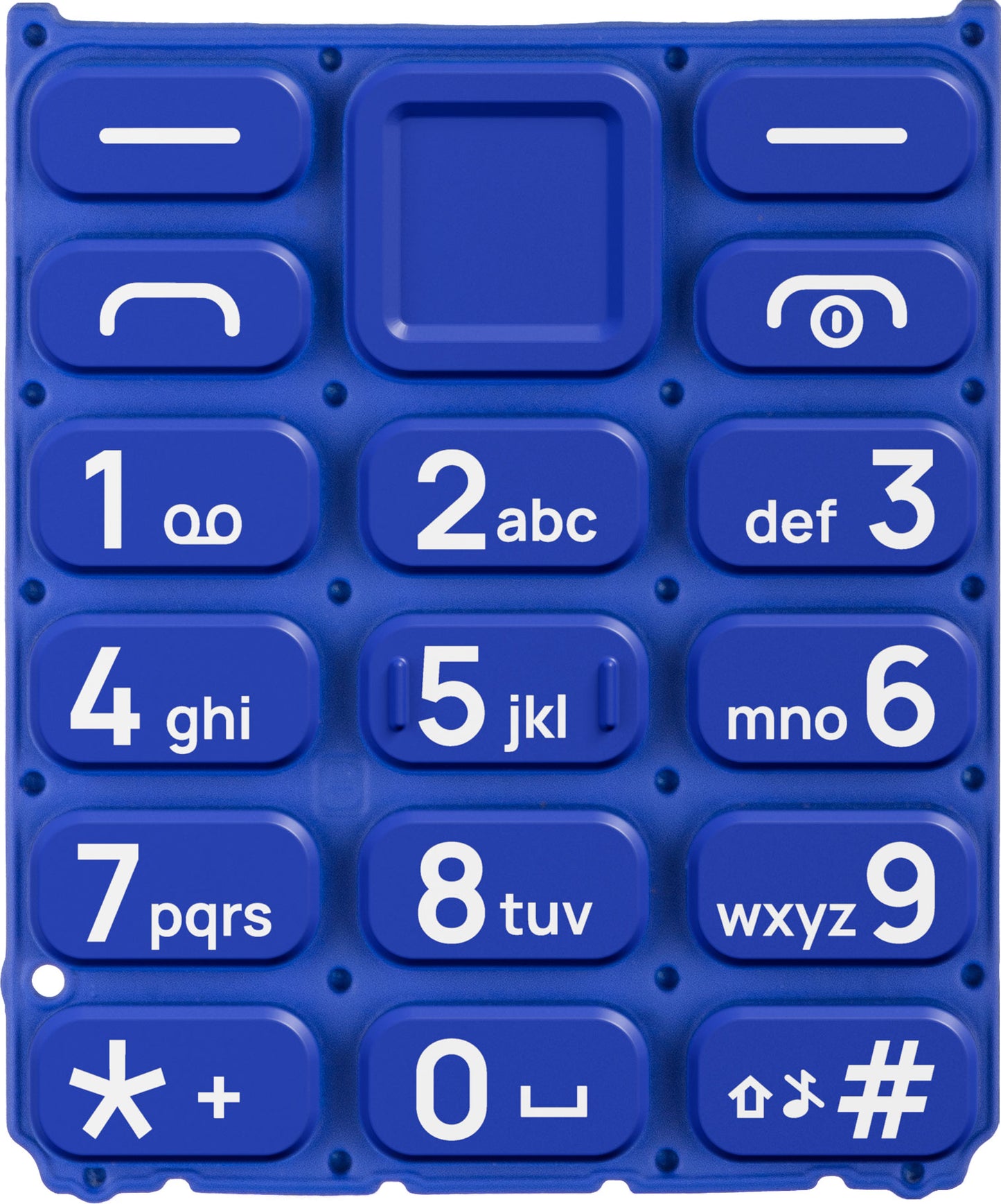 Πληκτρολόγιο Latin για HMD 105 / Nokia 105 (2024), Μπλε