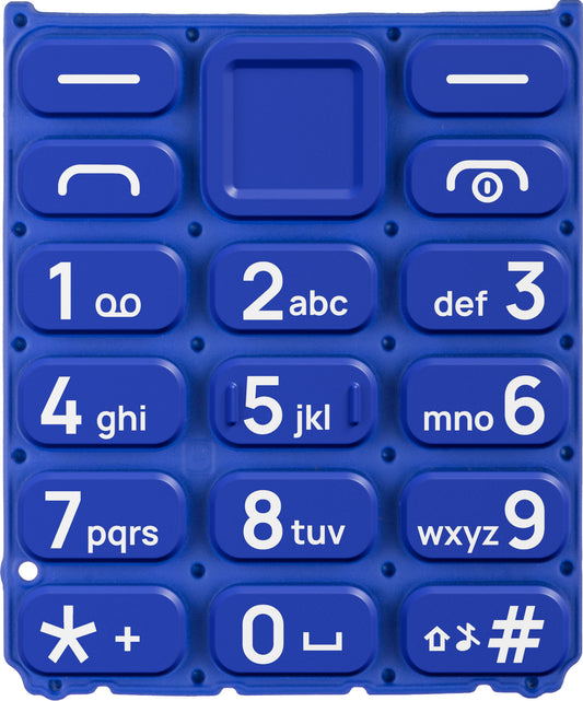 Πληκτρολόγιο Latin για HMD 105 / Nokia 105 (2024), Μπλε