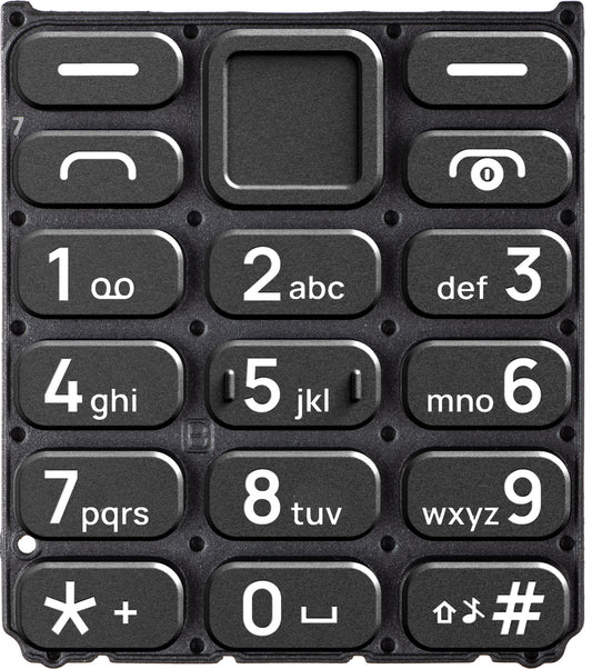 Πληκτρολόγιο Latin για HMD 110 / Nokia 110 (2024), Μαύρο