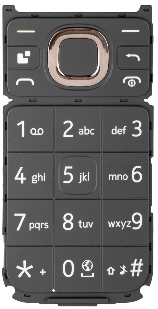 Λατινικό πληκτρολόγιο για HMD 2660 Flip, Μαύρο