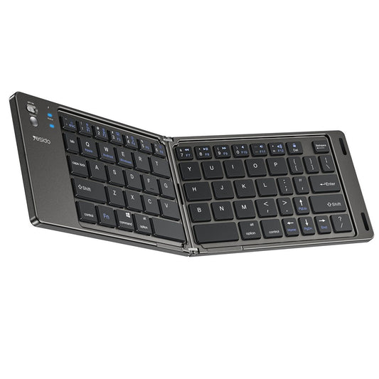 Πτυσσόμενο Πληκτρολόγιο Bluetooth Yesido KB27, Μαύρο