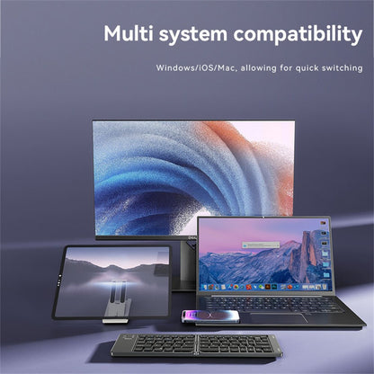 Πτυσσόμενο Πληκτρολόγιο Bluetooth Yesido KB27, Μαύρο