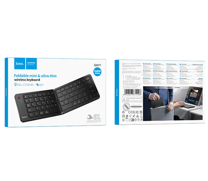 HOCO GM71 Foldable Bluetooth Keyboard, Black