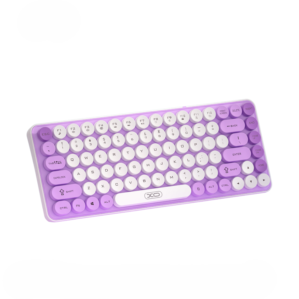 Ασύρματο Πληκτρολόγιο XO Design KB-12, BT / Wi-Fi, Μωβ