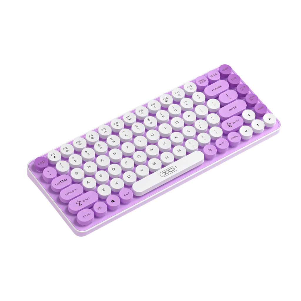 Ασύρματο Πληκτρολόγιο XO Design KB-12, BT / Wi-Fi, Μωβ