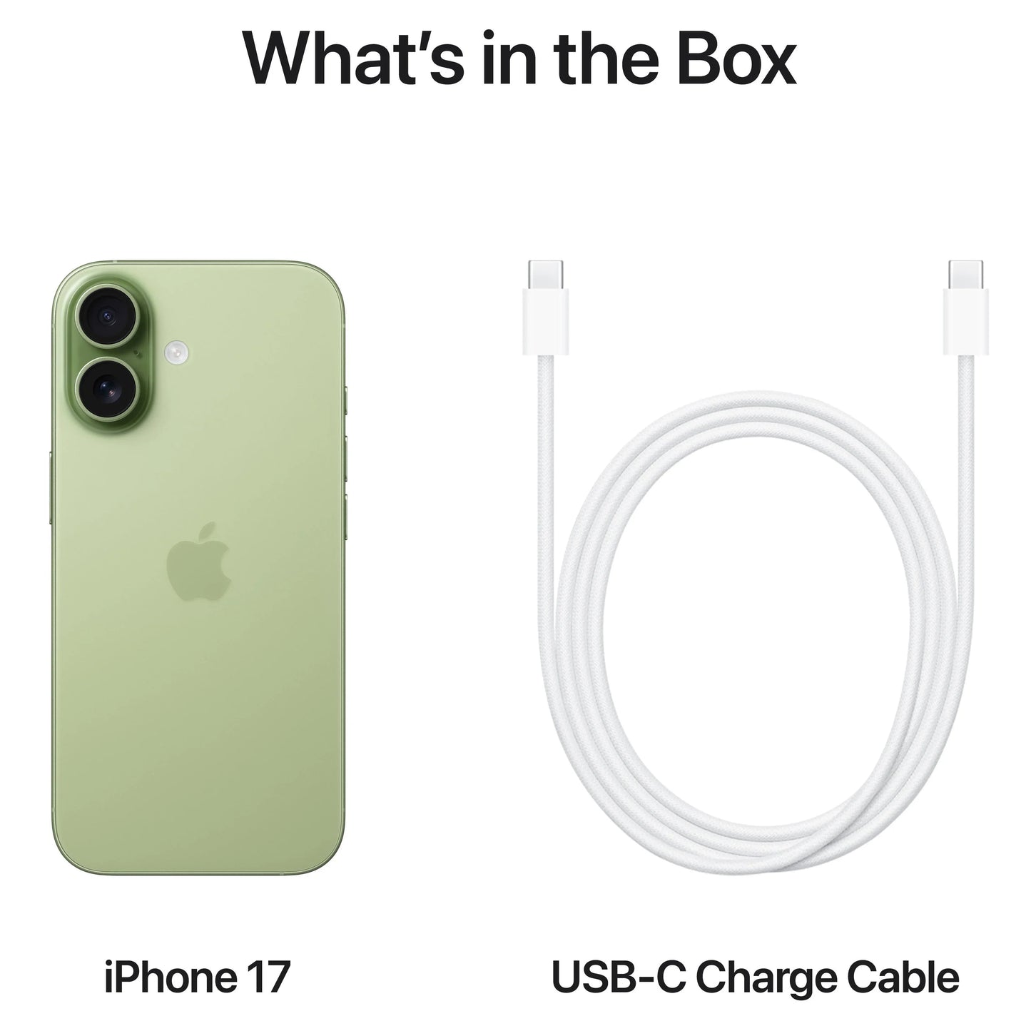 Apple iPhone 17 Mobile Phone, 256GB, Sage MG6N4ZD/A