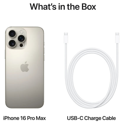 Apple iPhone 16 Pro Max Mobile Phone, 256GB, Natural Titanium MYWY3ZD/A