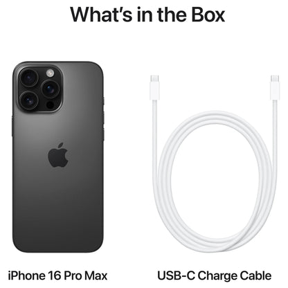 Κινητό Τηλέφωνο Apple iPhone 16 Pro Max, 256GB, Titanium Black MYWV3ZD/A