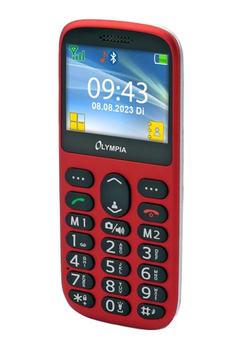 Κινητό Τηλέφωνο Olympia Sun Komfort Dual SIM, Κόκκινο 2223