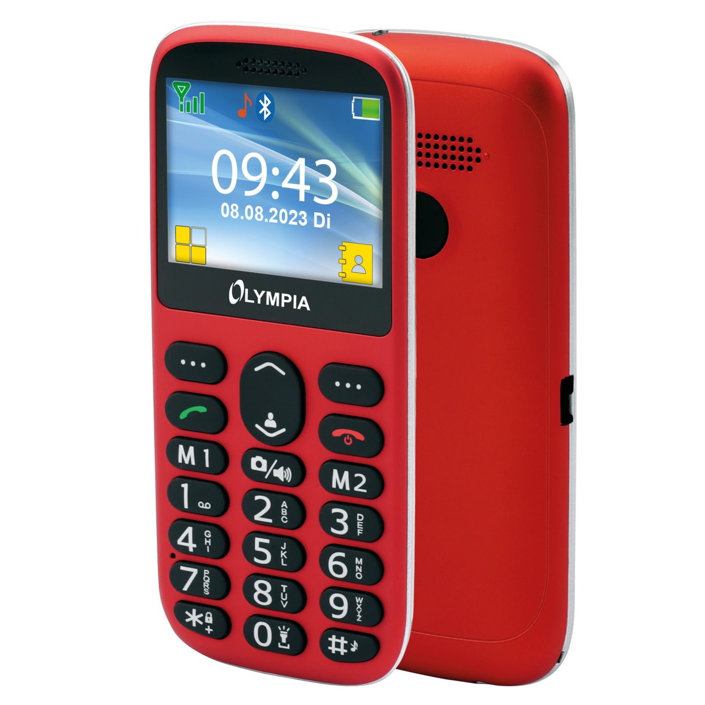 Κινητό Τηλέφωνο Olympia Sun Komfort Dual SIM, Κόκκινο 2223