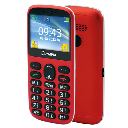 Κινητό Τηλέφωνο Olympia Sun Komfort Dual SIM, Κόκκινο 2223