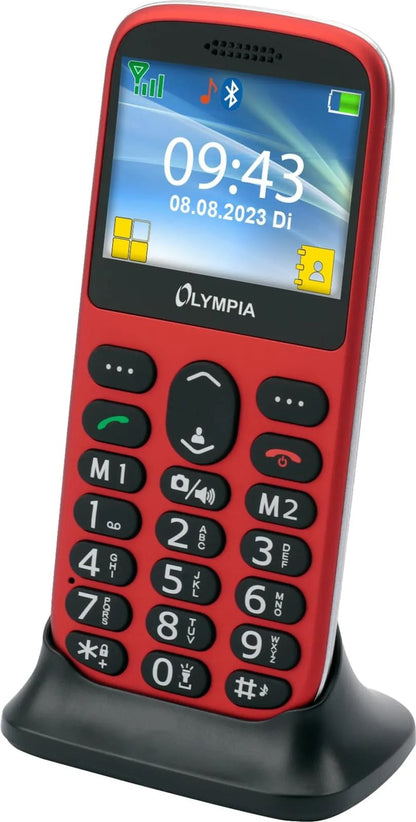 Κινητό Τηλέφωνο Olympia Sun Komfort Dual SIM, Κόκκινο 2223