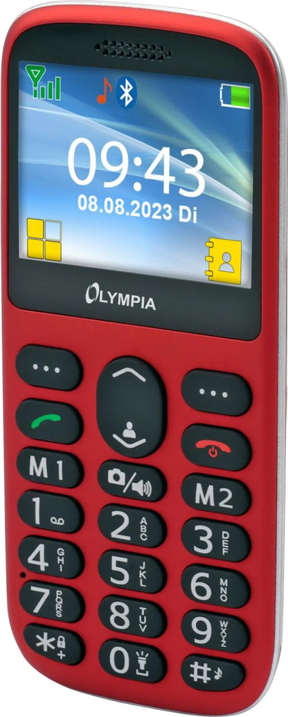 Κινητό Τηλέφωνο Olympia Sun Komfort Dual SIM, Κόκκινο 2223