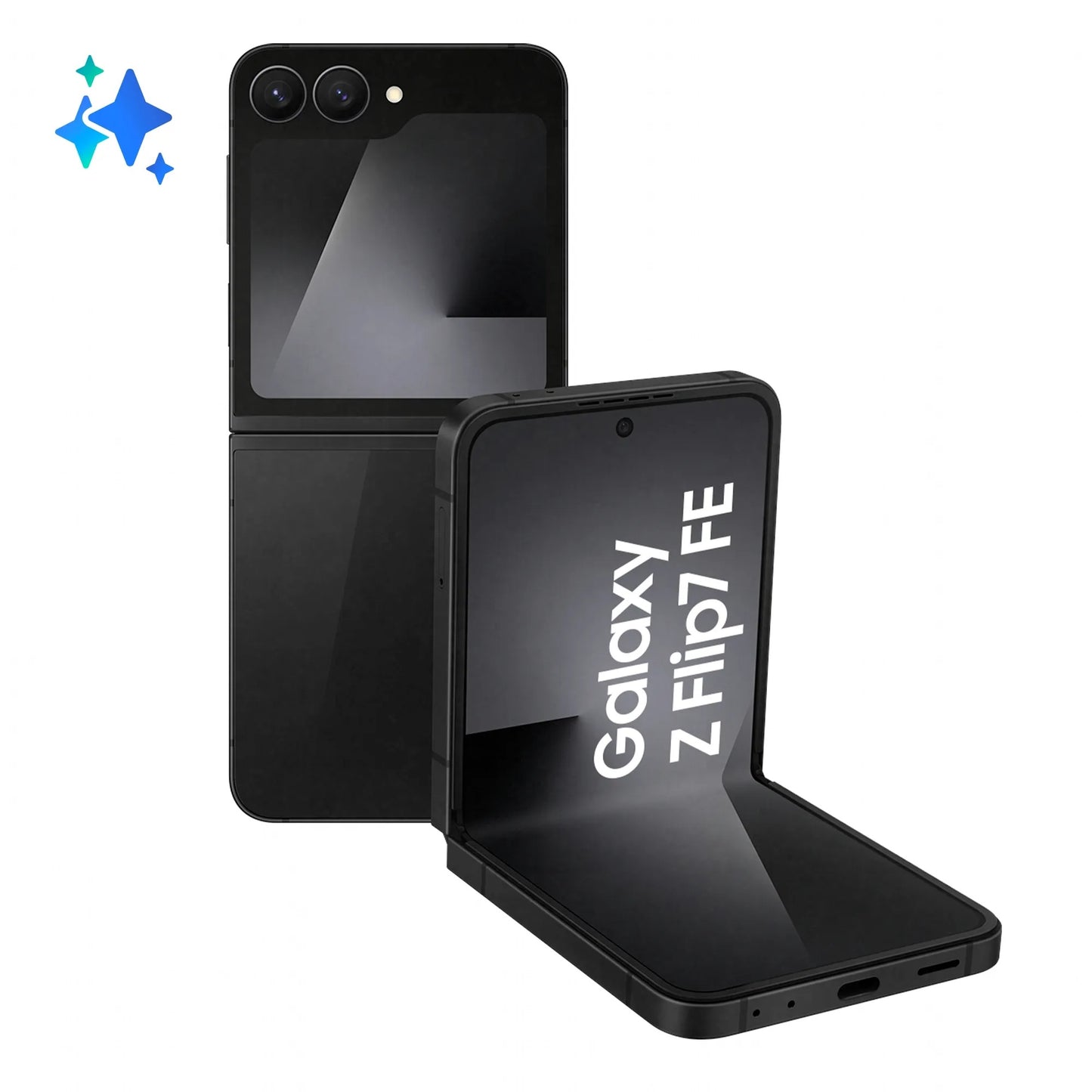 Κινητό Τηλέφωνο Samsung Galaxy Z Flip7 FE, 128GB, 8GB, Μαύρο EU SM-F761BZKGEUE