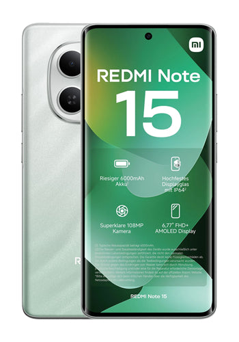 Κινητό Τηλέφωνο Xiaomi Redmi Note 15 4G, 256GB, 8GB, Πράσινο MZB0MNPEU