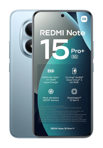Κινητό Τηλέφωνο Xiaomi Redmi Note 15 Pro 5G, 256GB, 8GB, Glacier Blue MZB0M05EU