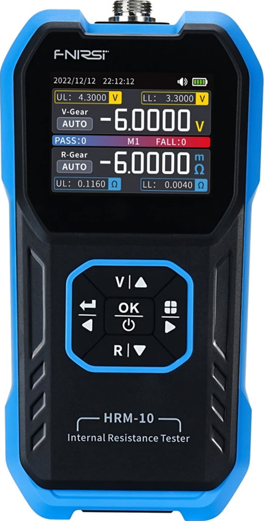 Tester Service Fnirsi HRM-10 για μέτρηση εσωτερικής αντίστασης και τάσης μπαταρίας / συσσωρευτή