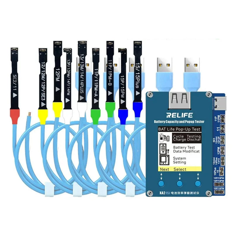 Tester Service Relife XA2 Pro για Μπαταρία Apple iPhone 11 - 15 Series