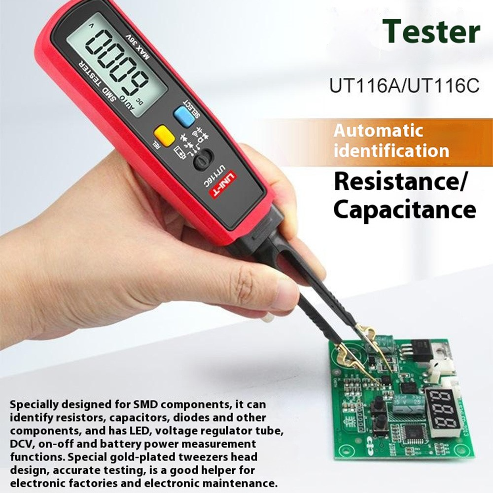 Tester Υπηρεσίας Τύπου Πένσας UNI-T UT116C