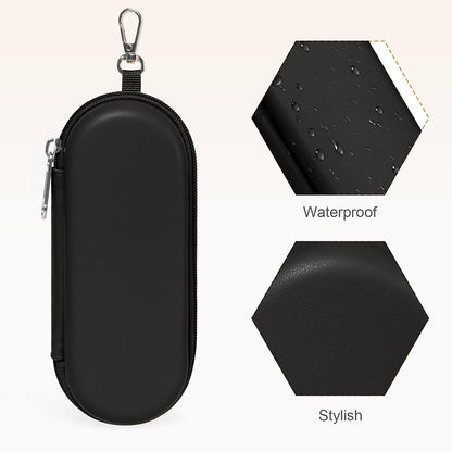 Techsuit ETJ3 Glasses Case, 165mm x 65mm x 40mm, Black