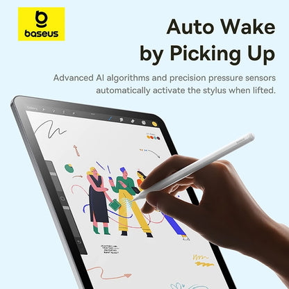 Touch Pen Baseus Smooth Writing 3 Series για Apple iPad, Έκδοση Ενεργού Ασύρματου, Λευκό P80080806213-00