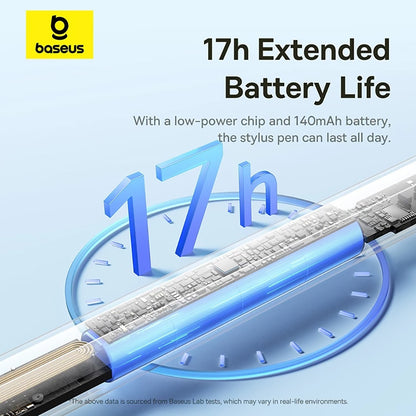 Touch Pen Baseus Smooth Writing 3 Series για Apple iPad, Έκδοση Ενεργού Ασύρματου, Λευκό P80080806213-00