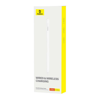 Touch Pen Baseus Smooth Writing για Apple iPad, Έκδοση Wireless & Wired Ενεργή, Λευκό C40169009123-00