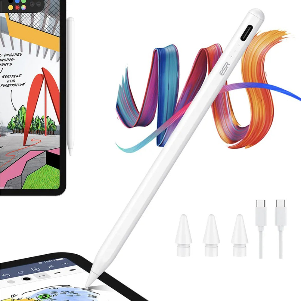 Touch Pen ESR για Apple iPad, Ενεργή Έκδοση, Λευκό