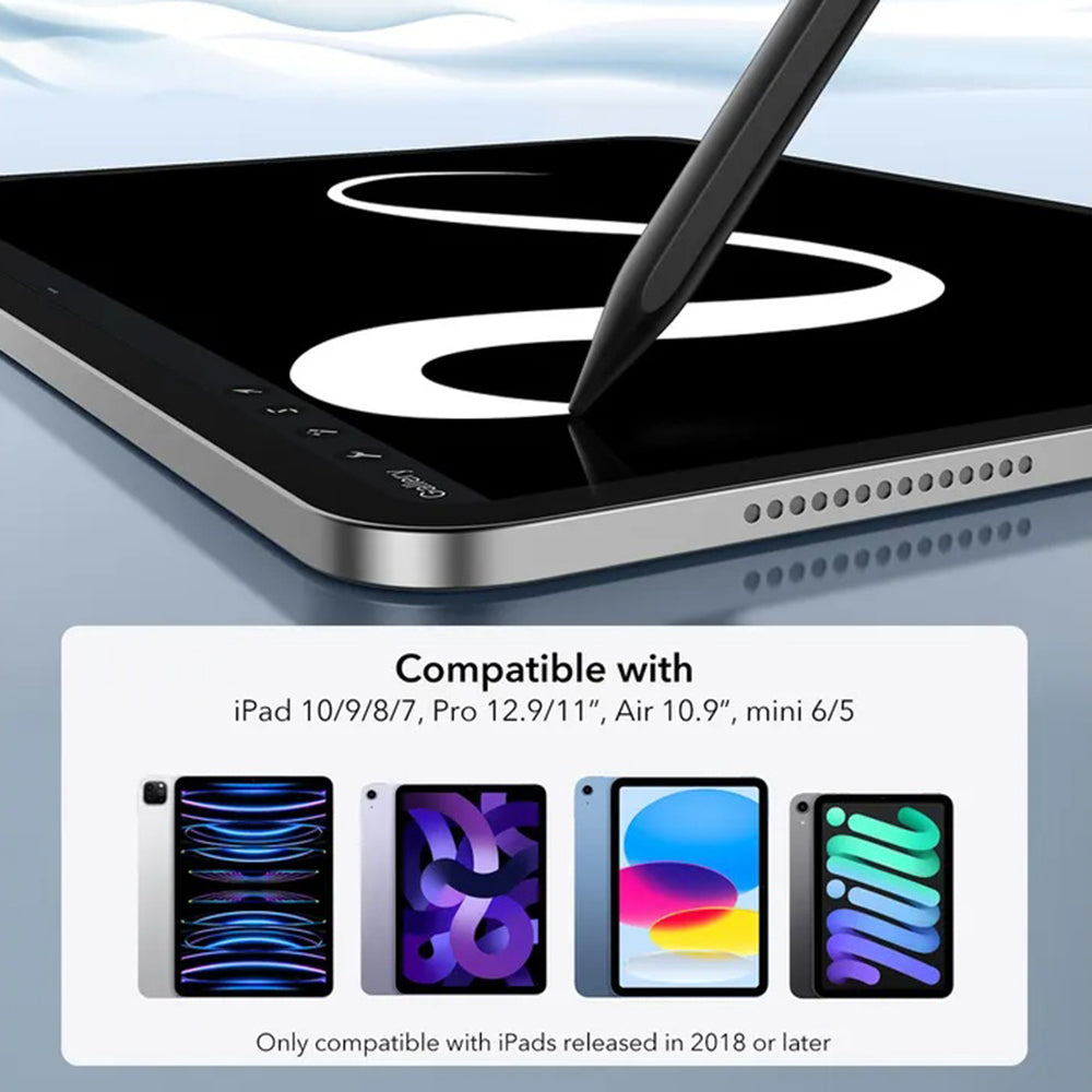 Touch Pen ESR για Apple iPad, Ενεργή Έκδοση, Μαύρο