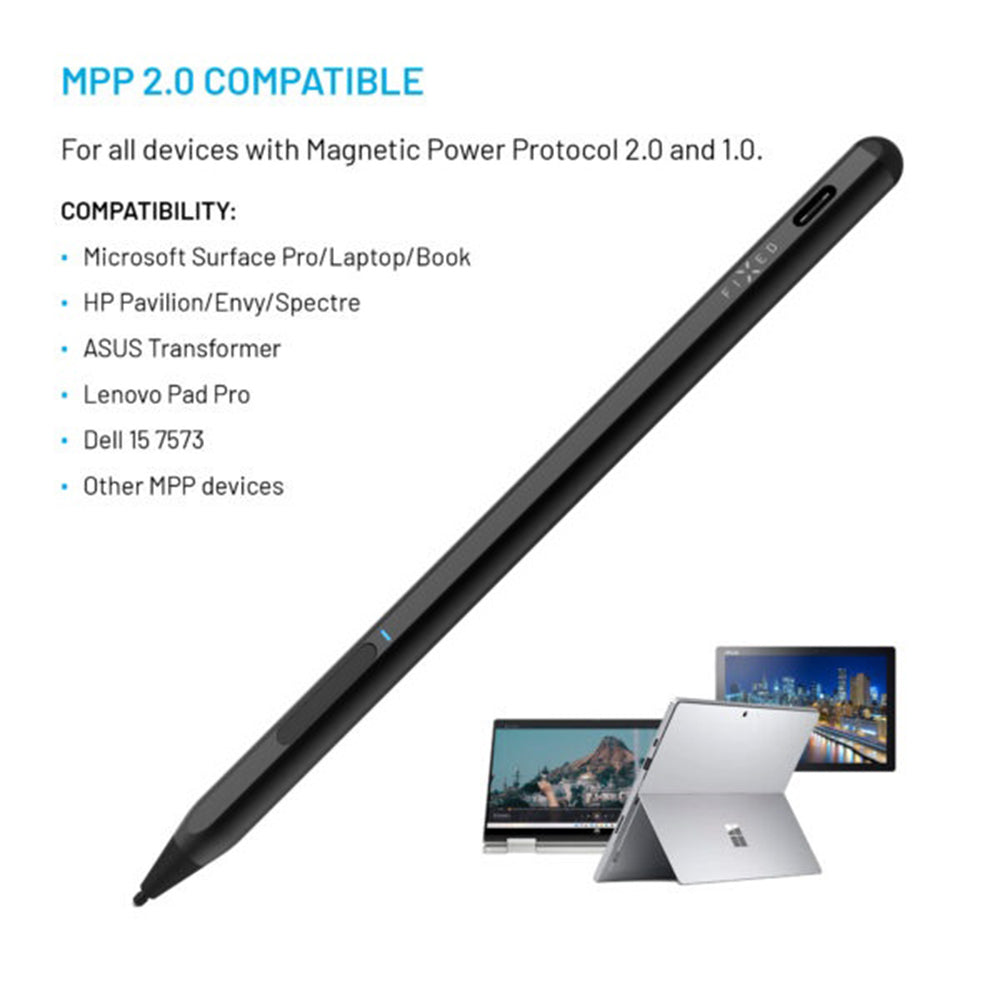Touch Pen Fixed Graphite Active για συσκευές με υποστήριξη MPP, Μαύρο