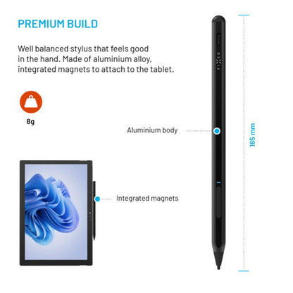 Touch Pen Fixed Graphite Active για συσκευές με υποστήριξη MPP, Μαύρο