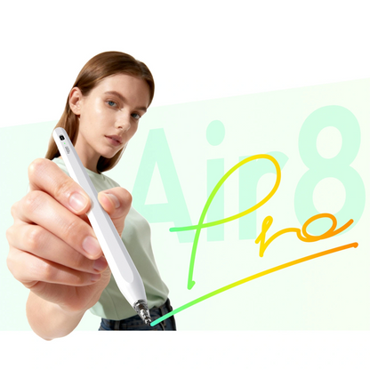 Στυλό αφής Metapen Air8 Pro για Apple iPad, Έκδοση Active, Λευκό ME-APP172