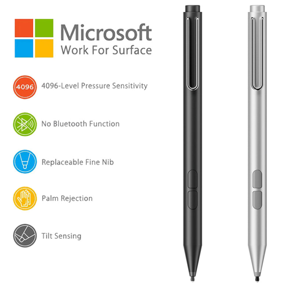 Touch Pen Techsuit F94S for Microsoft Surface / Asus Transformer / Zen / Vivobook / HP Envy / Pavilion / Spectre, Active Version, Black