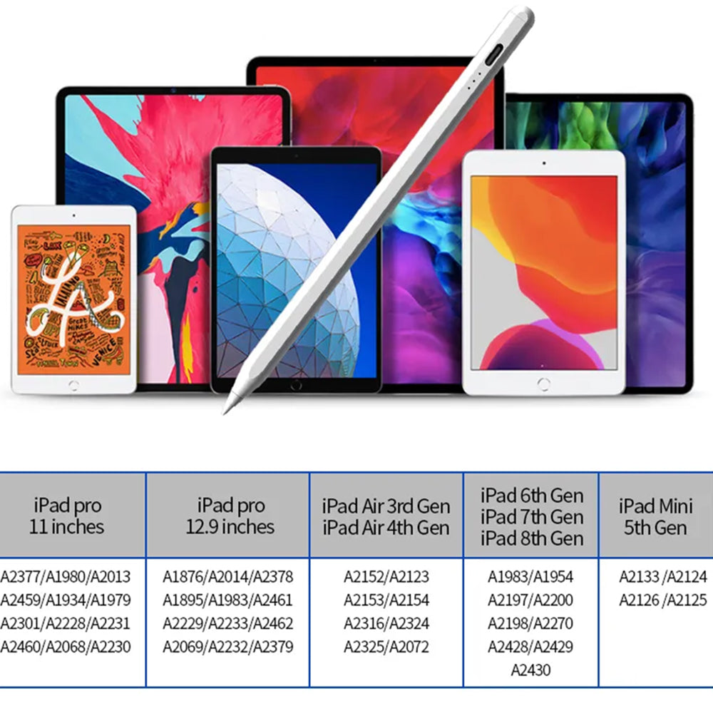 Touch Pen Techsuit JA04 for Apple iPad, Active Version, White