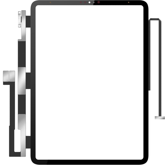 Touchscreen Forward Guard OCA για Apple iPad Pro 12.9 (2018), Μαύρο