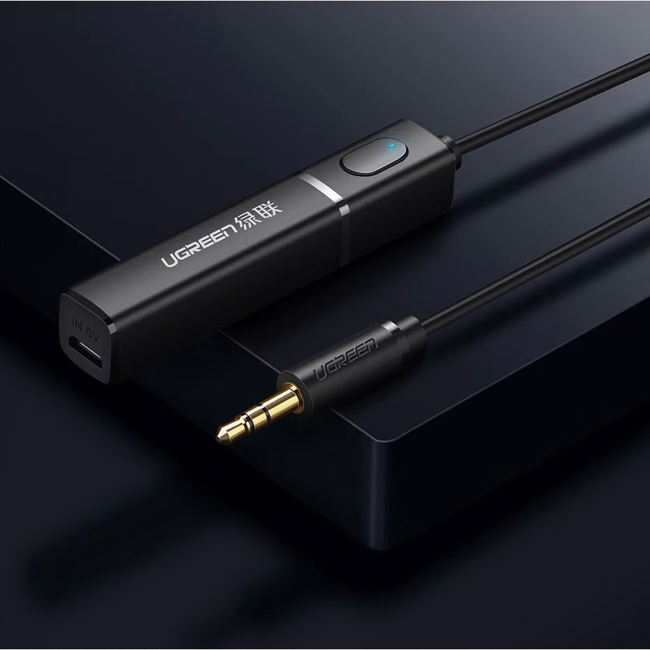 Πομπός Bluetooth UGREEN CM107, AUX, Μαύρος