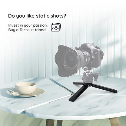 Τρίποδο 1/4inch Techsuit TPD2, Μαύρο